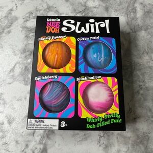 Teenie NeeDoh Swirl Squish Set - Multicolor